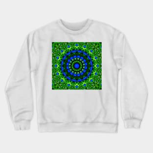 Falmouth-Blue Wildflowers  Kaleidoscope Crewneck Sweatshirt